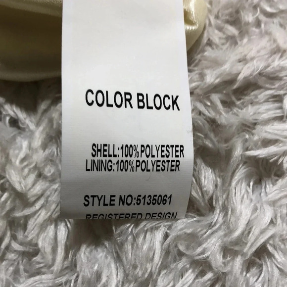 COLOR BLOCK Embossed Tulip Hem Skirt - Picture 9 of 11